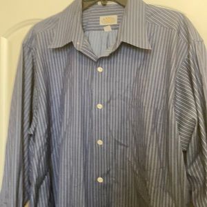 Blue striped shirt almost new